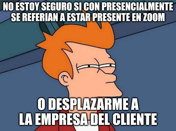 Dudas sobre la presencialidad de las reuniones en zoom